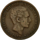 Monnaie, Espagne, Alfonso XII, 10 Centimos, 1877, TTB, Bronze, KM:675 - Monedas Provinciales