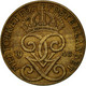 Monnaie, Suède, Gustaf V, 2 Öre, 1940, TB, Bronze, KM:778 - Suède