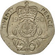 Monnaie, Grande-Bretagne, Elizabeth II, 20 Pence, 1990, TTB+, Copper-nickel - 20 Pence