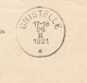 054/27 - BRASSERIE BELGIQUE - Vers Le Brasseur Van Honsebrouck à GHISTELLES GISTEL - Carte-Récépissé POPERINGHE 1921 - Biere