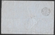 19 Sur Lettre Obl. LP ? CàD Nord 1 (AN) Le 1 Dec 1867 + Petit Cachet PD Encadré (lot 849) - 1865-1866 Profil Gauche