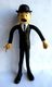 RARE FIGURINE BRABO 1978 FLEXIBLE TINTIN - DUPOND Sans Sa Canne Amovible - Tintin