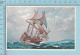 Mayflower Under Sail -Oil Painting By Marshall W. Joice -   Postcard Carte Postale - Paintings