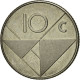 Monnaie, Aruba, Beatrix, 10 Cents, 1986, Utrecht, TTB, Nickel Bonded Steel, KM:2 - Netherland Antilles