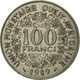 Monnaie, West African States, 100 Francs, 1989, Paris, TTB, Nickel, KM:4 - Costa De Marfil