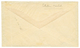 16 1889 25 S/ 40c(n°3) Bande De 3 Obl. TAMATAVE Sur DEVANT De Lettre Pour BOMBAY(INDIA). Tirage 1200. TB. - Altri & Non Classificati