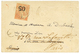 18 1891 05 S/ 40c(n°4) Obl. TANANARIVE Sur Enveloppe (Tarif IMPRIME) Pour La FRANCE. TB. - Other & Unclassified