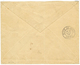 49 1896 15c S/ 2c(n°24) Léger Pli + Timbres Divers Obl. Sur Enveloppe RECOMMANDEE De TANANARIVE Pour La FRANCE. Signé BR - Other & Unclassified