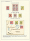 64 SURCHARGES De 1902 (1ère Série) : N°48 à N°50 Dont Surcharges Renversée(48a, 49a, 50a). 9 Timbres + 3 Lettres(dont N° - Autres & Non Classés