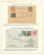 86 Type GROUPE : Collection 7 Lettres Montées Sur Feuilles D' EXPOSITIONS. TTB. - Altri & Non Classificati