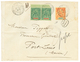 98 STE MARIE DE MADAGASCAR : 1899 STE MARIE DE MADAGASCAR 40c(1 Dent Courte) + DIEGO-SUAREZ 5c(x2) Obl. TAMATAVE Sur Env - Other & Unclassified