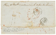 123 MAYOTTE Acheminé Via MAURICE : 1853 PACKET LETTER MAURITIUS Sur Lettre Avec Texte Daté "MAYOTTE" Pour La FRANCE. RAR - Other & Unclassified