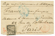 137 1884 POSTES NOSSI-BE Bleu Sur Env. De Militaire Pour La FRANCE Taxée à L'arrivée Avec 30c TAXE(pd). TB. - Other & Unclassified