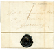 142 "ALDERNEY" : 1809 Taxe "1" Sur Lettre Avec Texte D' ALDERNEY Pour GUERNESEY. Origine RARE à Cette Date. TTB. - Guernsey