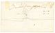 149 1822 COLONIES PAR GRANVILLE En Rouge Sur Lettre Avec Texte De JERSEY Pour BORDEAUX. Rare. TTB. - Guernsey