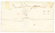 149 1822 COLONIES PAR GRANVILLE En Rouge Sur Lettre Avec Texte De JERSEY Pour BORDEAUX. Rare. TTB. - Guernesey