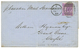 173 JERSEY Pour Le QUEBEC : 1869 GB 6d Obl. 409 + JERSEY Sur Lettre Pour GASPE QUEBEC, CANADA. TTB. - Guernesey