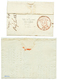 204 "MONTFORT L'AMAURY" : 2 Lettres An 3 72 MONTFORT L.B Et 1819 72 MONTFORT-L'AMAURY. TB. - Other & Unclassified