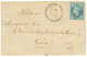 216 1870 20c(n°29) Obl. GC 4400 + Type 23 URCEL Sur Env(pd) Pour PARIS. TB. - Sonstige & Ohne Zuordnung