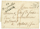 259 HAUTE SAONE : 1828 Double Cursive 69 FOUGEROLLES/LUXEUIL + Dateur A Sur Lettre Pour ARBOIS. TTB. - Other & Unclassified