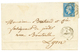 286 "ST JEAN DE MAURIENNE" : 1860 FRANCE 20c(n°14) TB Margé Obl. Cachet Sarde ST JEAN DE MAUR. Sur Lettre. Rare. TTB. - Vide