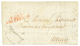 300 1813 P.118.P AMSTERDAM Rouge + Cachet De Franchise "MAGNAN" Sur Lettre Avec Texte Pour UTRECHT. TTB. - 1792-1815: Départements Conquis