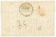 331 1854 Cachet De Franchise Mre De La MARINE ET DES COLONIES + PD Rouge Sur Lettre Pour TAHITI. Verso, BUREAU MARITIME  - Marques D'armée (avant 1900)