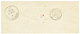 332 EXPEDITION De La BALTIQUE : 1854 Cachet Rarissime ESCADRE DE LA BALTIQUE En Rouge + Taxe 30 D.T Sur Envelope Pour La - Marques D'armée (avant 1900)