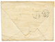 351 "JANVIER 1849 - Bande De 5" : 20c(n°3) Bande De 5 (pd) Obl. Grille + T.14 LYON 20 JANV. 1849 Sur Enveloppe Pour MONT - 1849-1850 Cérès