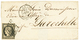 355 1850 20c CERES(n°3) TB Margé Obl. Grille + T.15 ORAN ALGERIE Sur Lettre Pour La FRANCE. TTB. - 1849-1850 Ceres