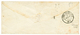 361 1851 1F CARMIN (n°6) TTB Margé + 25c CERES(n°4)x2 Effleurés Obl. GRILLE SANS FIN Sur Enveloppe Pour STE MARTHE (COLO - 1849-1850 Cérès