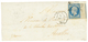 367 25c PRESIDENCE (n°10) Bord De Feuille Avec FILET D' ENCADREMENT Coin Supérieur Droit Légèrement Touché Sur Lettre De - 1852 Louis-Napoleon