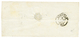 367 25c PRESIDENCE (n°10) Bord De Feuille Avec FILET D' ENCADREMENT Coin Supérieur Droit Légèrement Touché Sur Lettre De - 1852 Louis-Napoléon