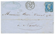 396 1864 20c(n°22) Obl. Cachet TAXE 30 + Ambulant FORBACH A PARIS Sur Lettre D' EPERNAY. RARE. TTB. - 1863-1870 Napoléon III Lauré