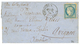 427 20c(n°37) Obl. Etoile + PARIS 6 Nov 70 Sur Lettre Pour AVIGNON (11 Nov 70). Pd Au Verso. TB. - Krieg 1870