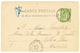 500 1901 5c SAGE Obl. Cachet Rond F + Verso 5c Obl. TOUL Sur Carte Pour VILLERS. RARE. Superbe. - 1876-1878 Sage (Typ I)