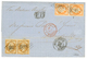 552 1863 10c(n°21)x2 + 40c(n°23)x2 Obl. GC 5080 + ALEXANDRIE EGYPTE Sur Lettre Pour La FRANCE. Double Port à 1F. TB. - Autres & Non Classés