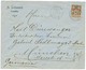 562 "CANDIA" : 1902 LEVANT 1P S/ 25c Obl. CANDIE CRETE Sur Enveloppe Commerciale Pour MUNCHEN. TTB. - Autres & Non Classés