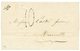 574 1854 Cursive JAFFA + Taxe 10 Sur Lettre Avec Texte Pour La FRANCE. Trés Rare. Superbe. - Other & Unclassified