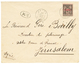 575 "BOITE MOBILE De JAFFA" : 1893 1p S/ 25c Obl. JAFFA SYRIE + B.M Sur Enveloppe Pour JERUSALEM. TTB. - Autres & Non Classés