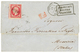 595 1863 80c(n°17) Obl. GC 5098 + SMYRNE TURQUIE Sur Lettre Avec Texte Pour MESSINA (ITALIE). TB. - Other & Unclassified