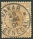 643 Timbre De SIERRA-LEONE 1p Obl. DAKAR SENEGAL. Trés Rare. TTB. - Andere & Zonder Classificatie