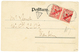 751 1903 TAXE 10c Surch. A PERCEVOIR(n°18)x2 Obl. TIENTSIN Sur Carte Pour Un Militaire à TIENTSIN. TIMBRES TAXES Trés Ra - Autres & Non Classés