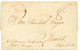 764 1817 BOSTON En Rouge + SHIP Sur Lettre Avec Texte De POINTE A PITRE GUADELOUPE Pour Les ETATS-UNIS. TB. - Autres & Non Classés