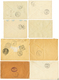 801 TONKIN : 1907/12 Lot 8 Lettres Dont A.R Et RECOMMANDES(x5). TB. - Autres & Non Classés