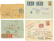 805 1909/18 Lot De 7 Lettres Avec Timbres TAXES Dont Ambulant YENBAY A HANOI. B/TB. - Sonstige & Ohne Zuordnung