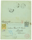 830 "INDIA To IBRAILA" : 1893 Entier Postal 10c (avec Réponse ) + 1F Obl. PONDICHERY INDE En RECOMMANDE Pour BRAILA ( RO - Sonstige & Ohne Zuordnung