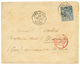 862 1890 COLONIES GENERALES 15c Obl. CORR. D' ARM. NOUMEA Sur Enveloppe Pour La FRANCE. Superbe Qualité. - Autres & Non Classés