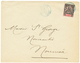 867 "GOMEN" : 1898 25c Obl. NLLE CALEDONIE GOMEN En Bleu Sur Enveloppe Pour NOUMEA. Superbe. - Other & Unclassified