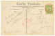 919 "TUNIS En Rouge" : 1905 5c Obl. TUNIS REGENCE DE TUNIS En Rouge Sur Carte Pour ALGER. RARE. TTB. - Sonstige & Ohne Zuordnung